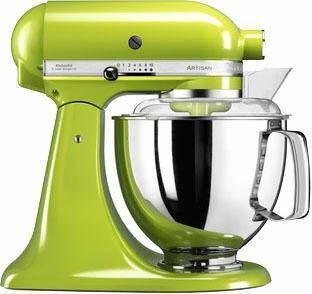 KitchenAid Keukenmachine Artisan met gratis waterkoker 2e kom flexibele garde (waarde ca. € 307 -)