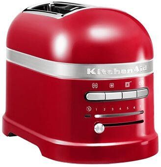 KitchenAid Broodrooster Artisan Toaster met 2 sleuven en verwijderbaar kruimelbakje Rood - Foto 4