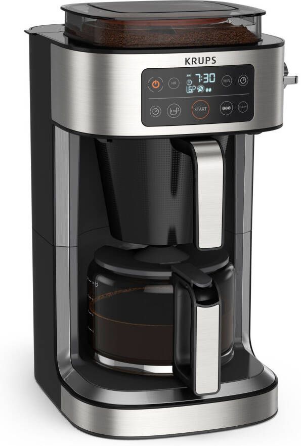 Krups Filterkoffieapparaat KM760D Aroma Partner 1 25 l geïntegreerde koffievoorraaddoos voor maximaal 400 g verse koffie - Foto 9