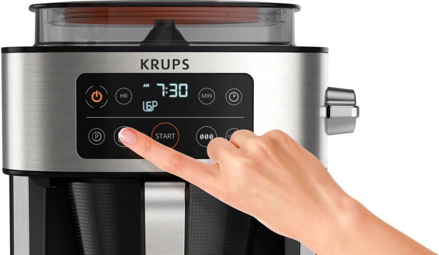 Krups Filterkoffieapparaat KM760D Aroma Partner 1 25 l geïntegreerde koffievoorraaddoos voor maximaal 400 g verse koffie - Foto 10