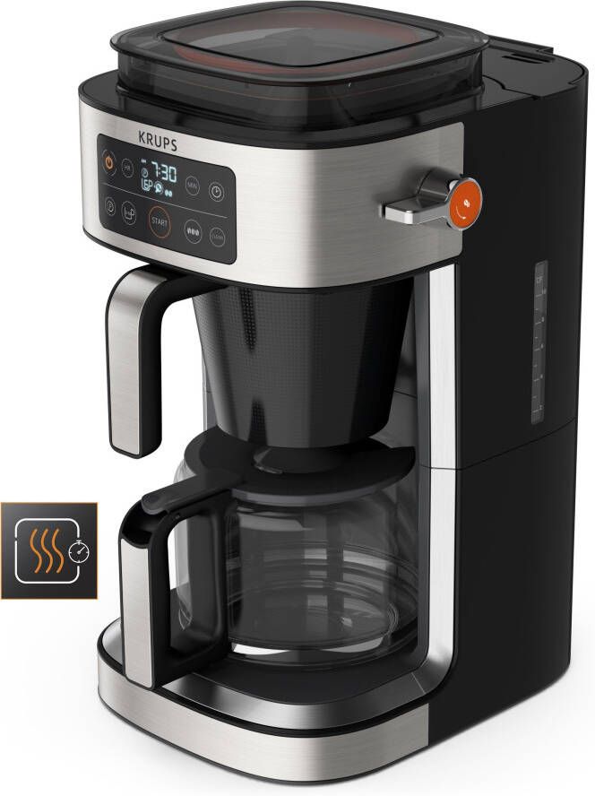 Krups Filterkoffieapparaat KM760D Aroma Partner 1 25 l geïntegreerde koffievoorraaddoos voor maximaal 400 g verse koffie - Foto 4