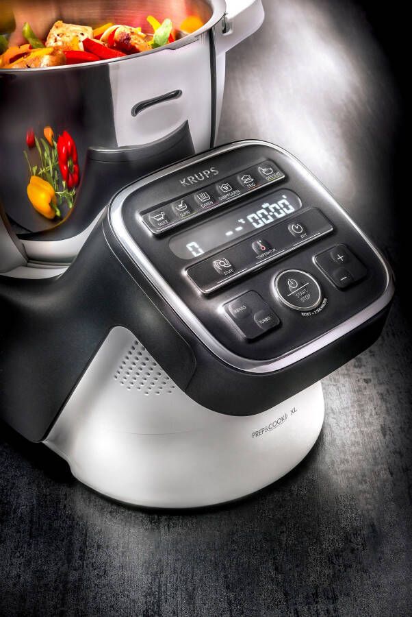 Krups Keukenmachine met kookfunctie HP50A8 Prep&Cook XL 6 accessoires + versnipperaar 30 °c tot 150°c boek met 300 recepten - Foto 4