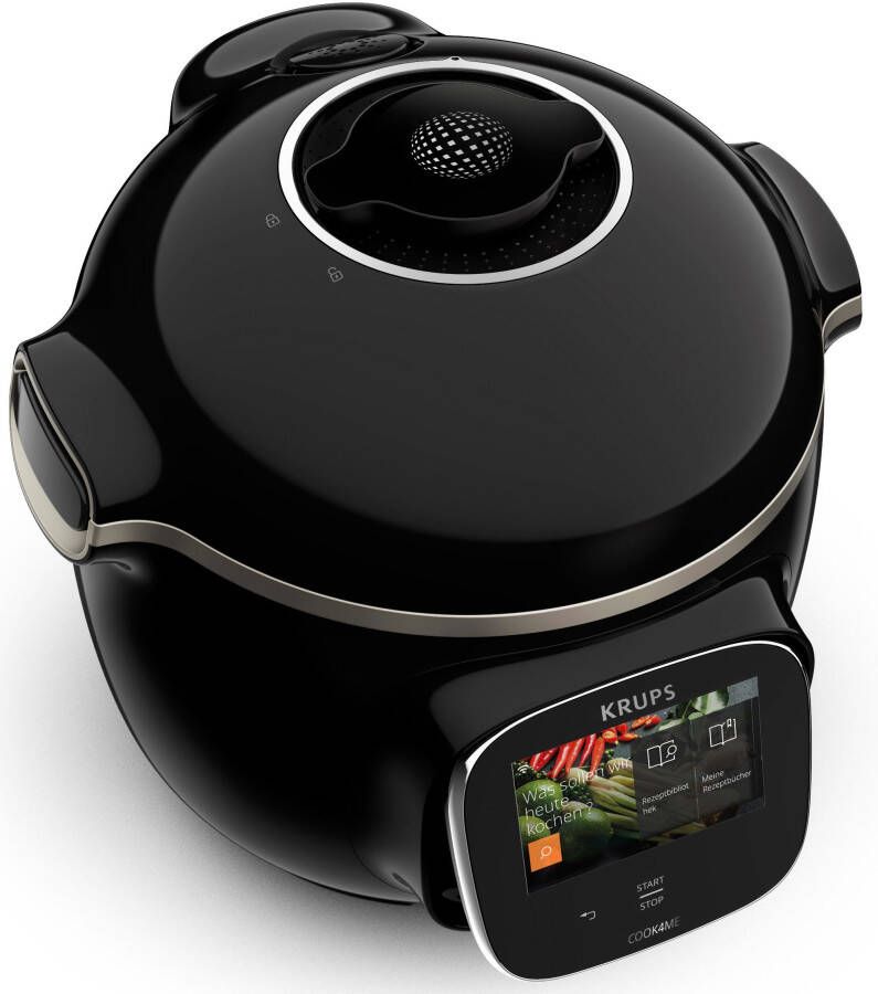 Krups Multi-cooker CZ9128 Cook4Me Touch elektrische snelkookpan geschikt voor wifi 250 recepten 13 gaarinstellingen - Foto 4