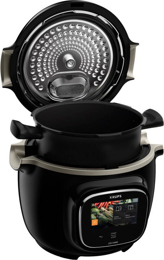 Krups Multi-cooker CZ9128 Cook4Me Touch elektrische snelkookpan geschikt voor wifi 250 recepten 13 gaarinstellingen - Foto 11