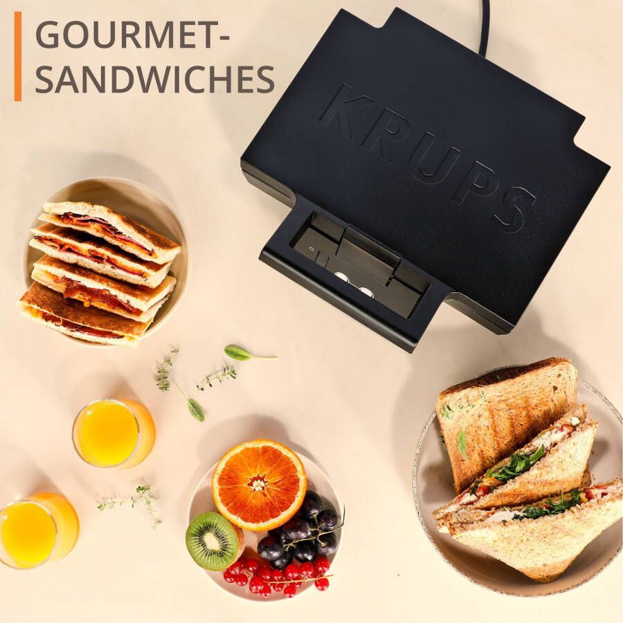 Krups Sandwichmaker FDK462 Iconic Schelpvorm