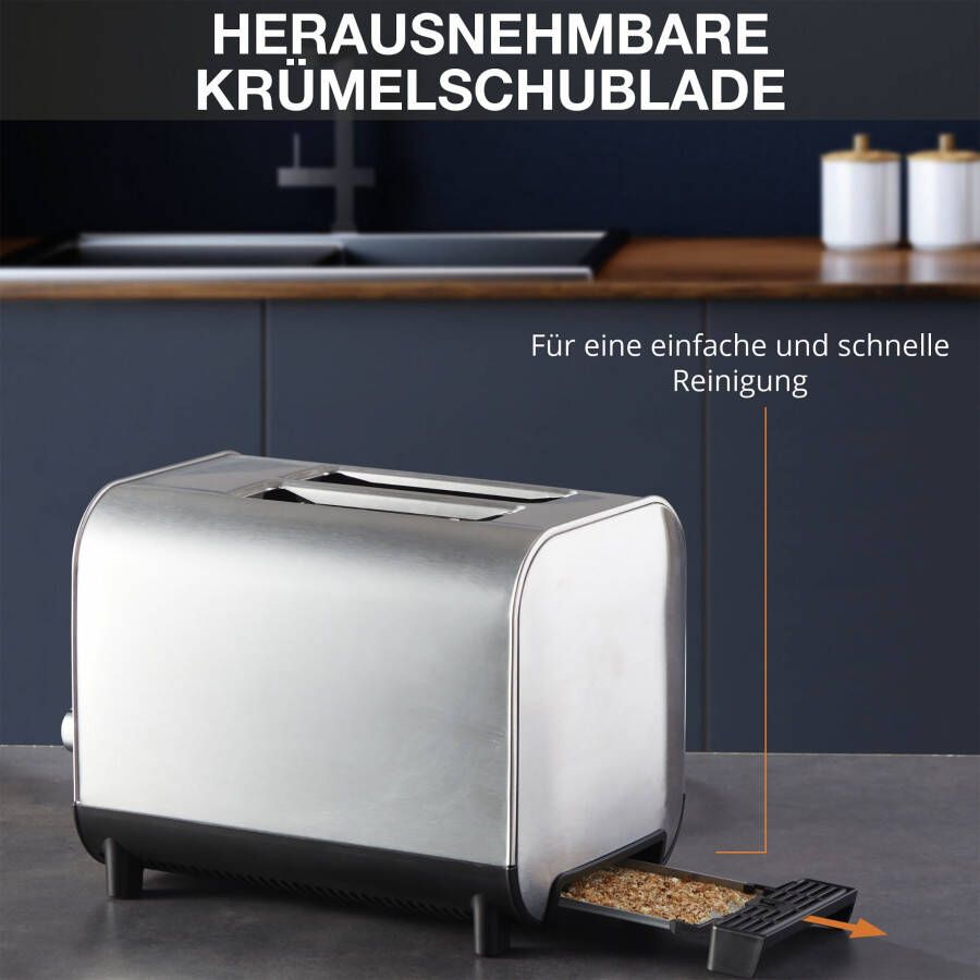 Krups Toaster KH682D Excellence aanraakgevoelige toetsen liftfunctie 8 bruiningsgraden