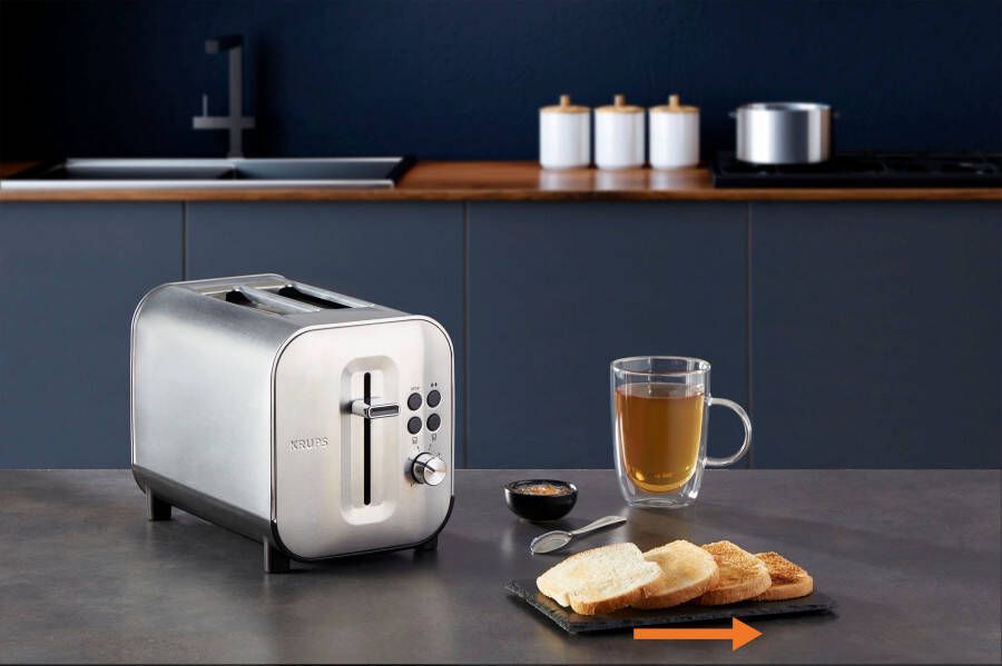 Krups Toaster KH682D Excellence aanraakgevoelige toetsen liftfunctie 8 bruiningsgraden - Foto 7