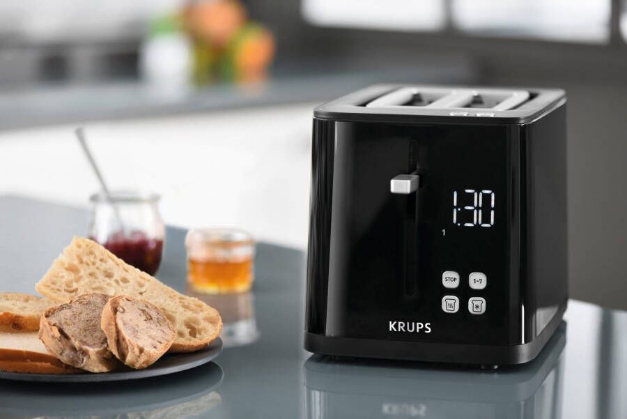 Krups Toaster KH6418 Smart'n Light Digitaal display 7 bruiningsgraden automatische centrering van het brood - Foto 6