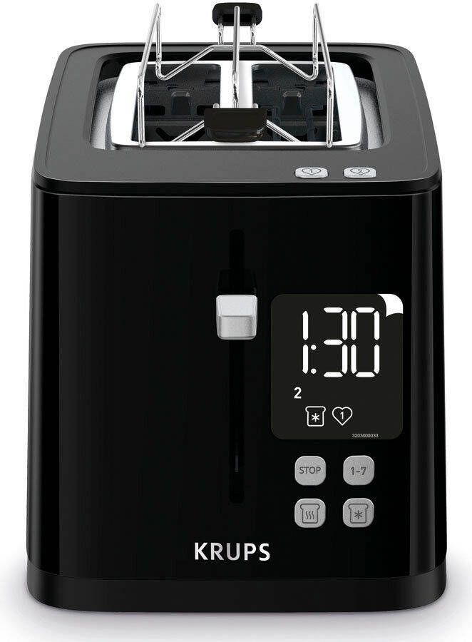 Krups Toaster KH6418 Smart'n Light Digitaal display 7 bruiningsgraden automatische centrering van het brood - Foto 4