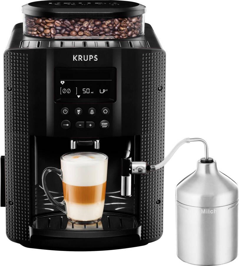Krups Volautomatisch koffiezetapparaat EA8160 Essential Espresso Watertankcapaciteit: 1 7 liter inclusief auto cappuccino XS6000 set