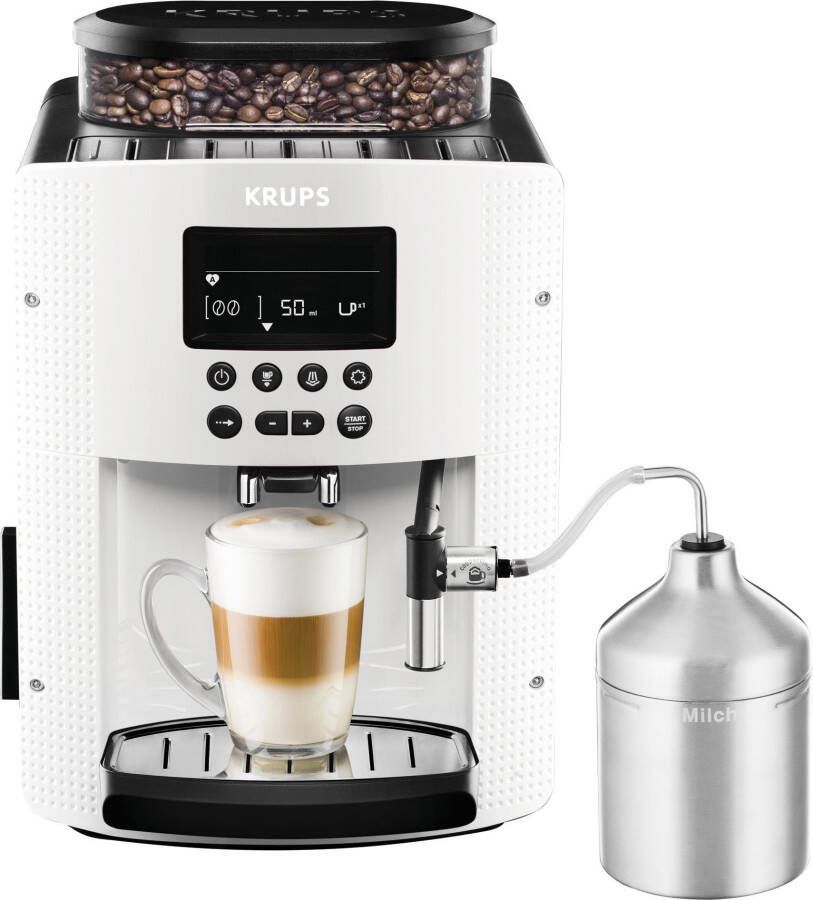 Krups Volautomatisch koffiezetapparaat EA8161 inclusief edelstalen melkreservoir 3 temperatuurstanden + 3 maalsterktes - Foto 2