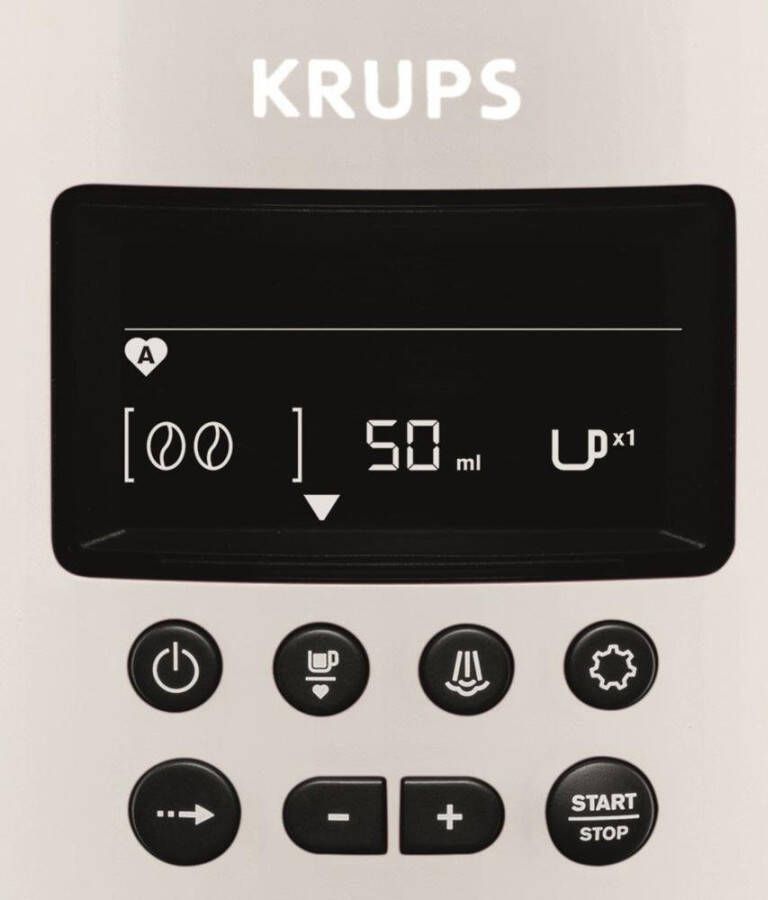 Krups Volautomatisch koffiezetapparaat EA8161 inclusief edelstalen melkreservoir 3 temperatuurstanden + 3 maalsterktes - Foto 3