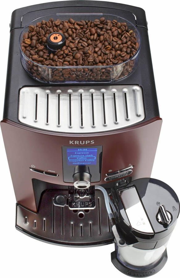 Krups Volautomatisch koffiezetapparaat EA829G Espresseria Automatic Latt'Espress met compact lcd-display geïntegreerd melkreservoir - Foto 3