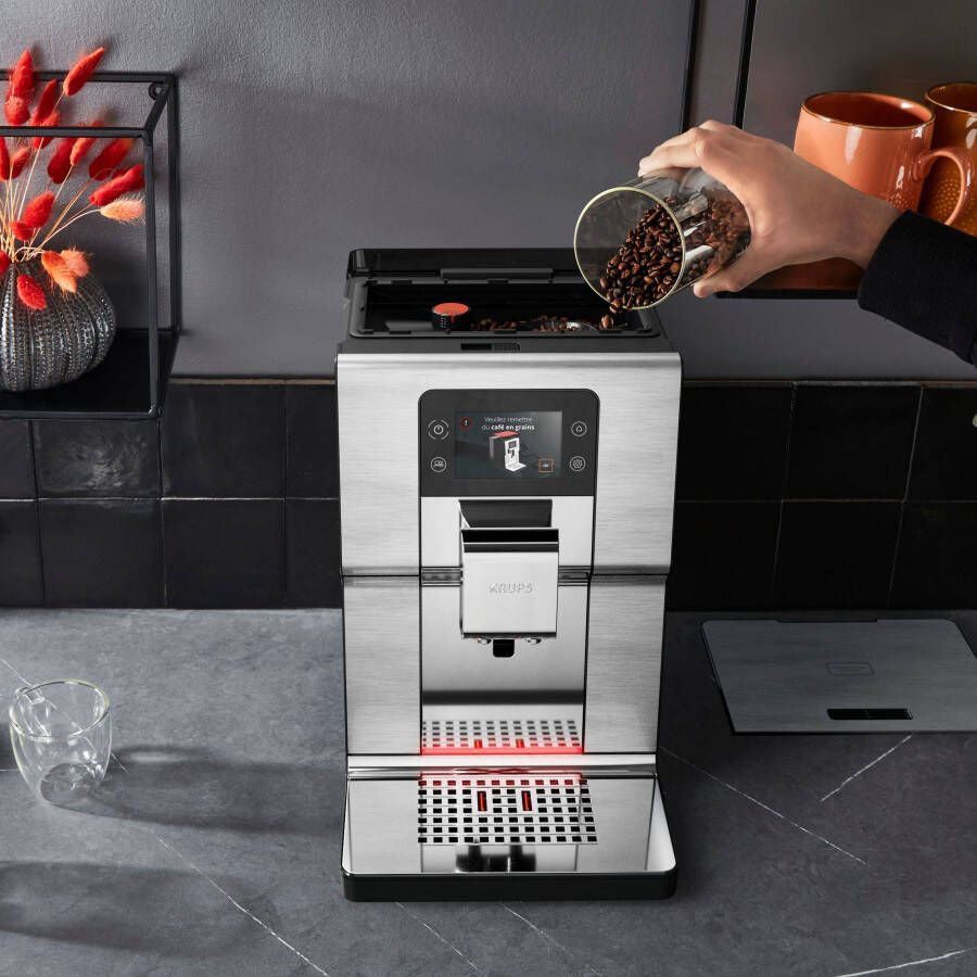 Krups Volautomatisch koffiezetapparaat EA877D Intuition Experience+ 21 warme en koude dranken geluidsarm kleuren-touchscreen - Foto 2