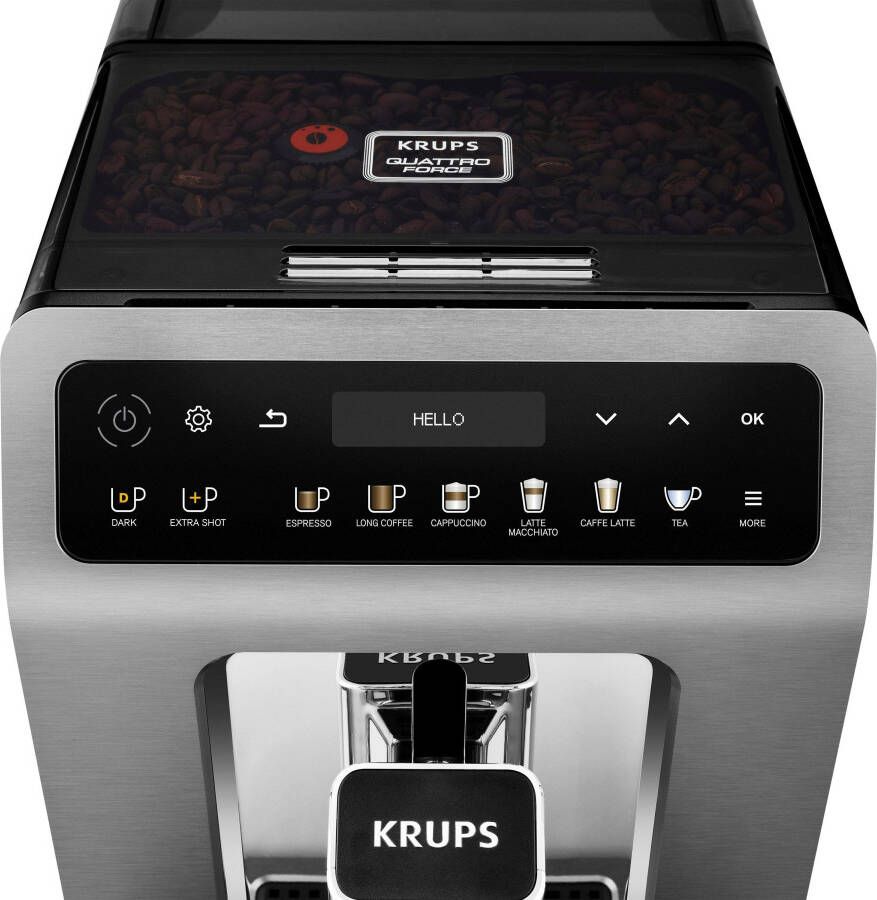 Krups Volautomatisch koffiezetapparaat EA894T Evidence Plus met vele technische innovaties en bedieningshighlights