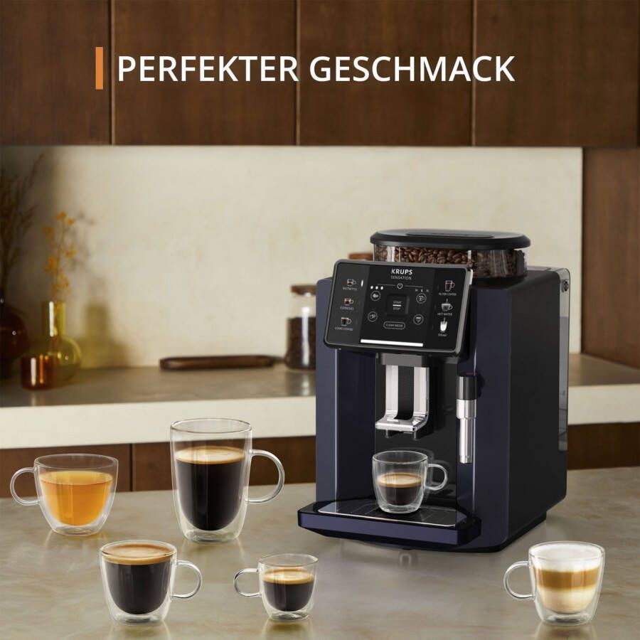 Krups Volautomatisch koffiezetapparaat EA910B.23 Sensation Milk Bundle met melkopschuimer t.w.v. 79 99 euro adviesprijs