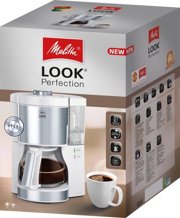 Melitta Filterkoffieapparaat Look Perfection 1025-05 wit 1 25 l - Foto 2