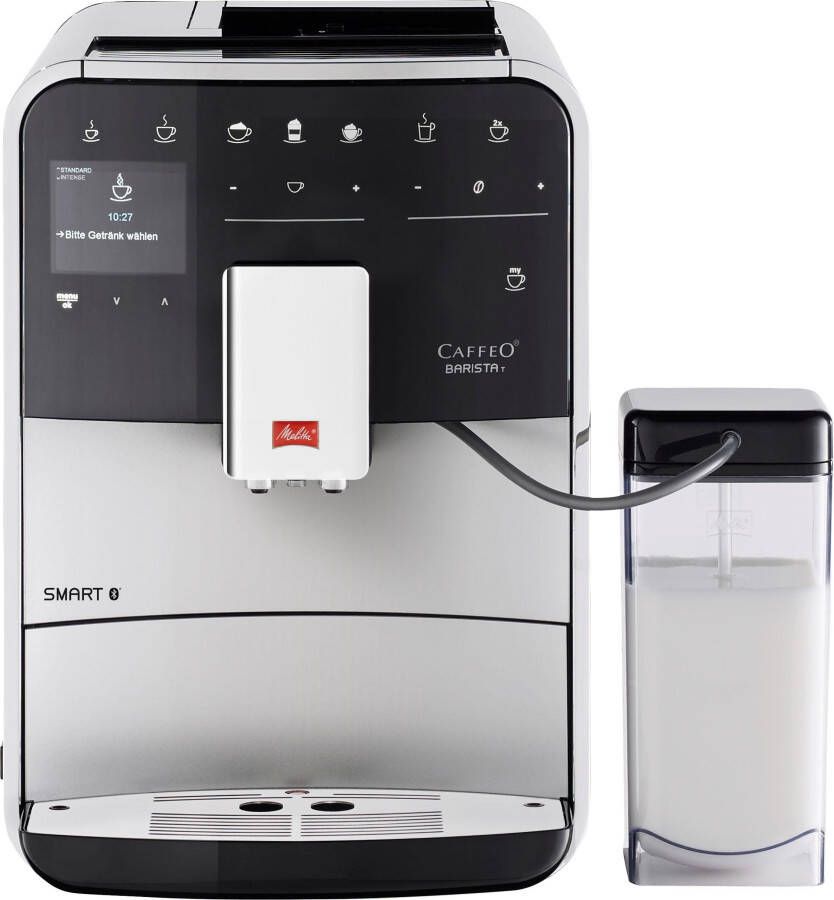 Melitta Volautomatisch koffiezetapparaat Barista T Smart F 83 0-101 zilver 4 gebruikersprofielen &18 koffierecepten naar origineel italiaans recept - Foto 2