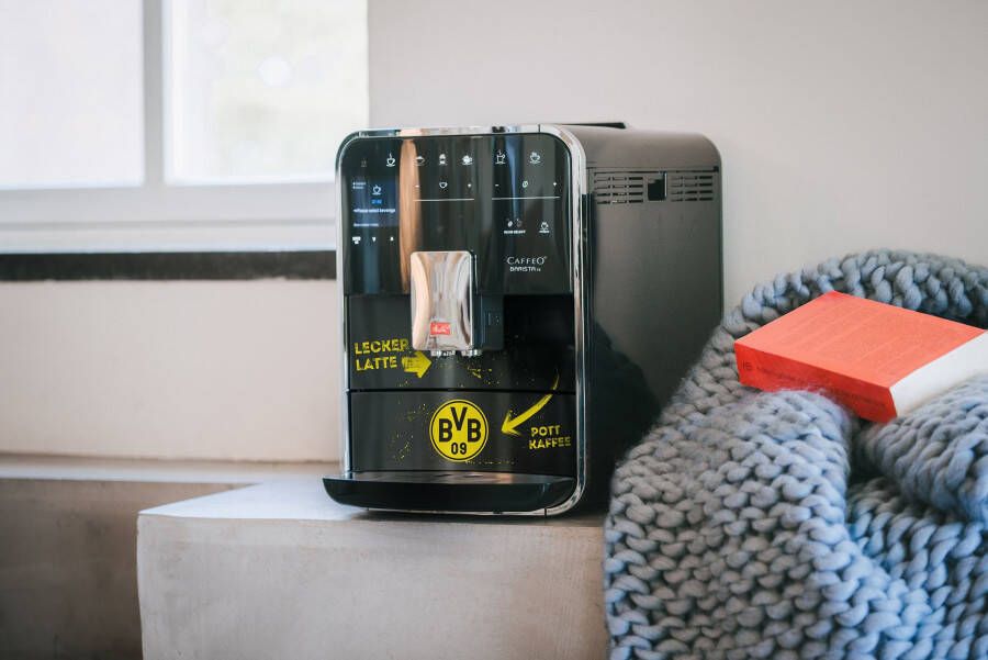 Melitta Volautomatisch koffiezetapparaat Barista TS Smart BVB-editie Voor fans van Borussia Dortmund 21 koffierecepten & 8 gebruikersprofielen