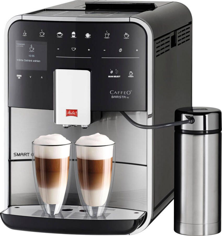 Melitta Volautomatisch koffiezetapparaat Barista TS Smart F 86 0-100 roestvrij staal Hoogwaardig front van edelstaal 21 koffierecepten & 8 gebruikersprofielen - Foto 2