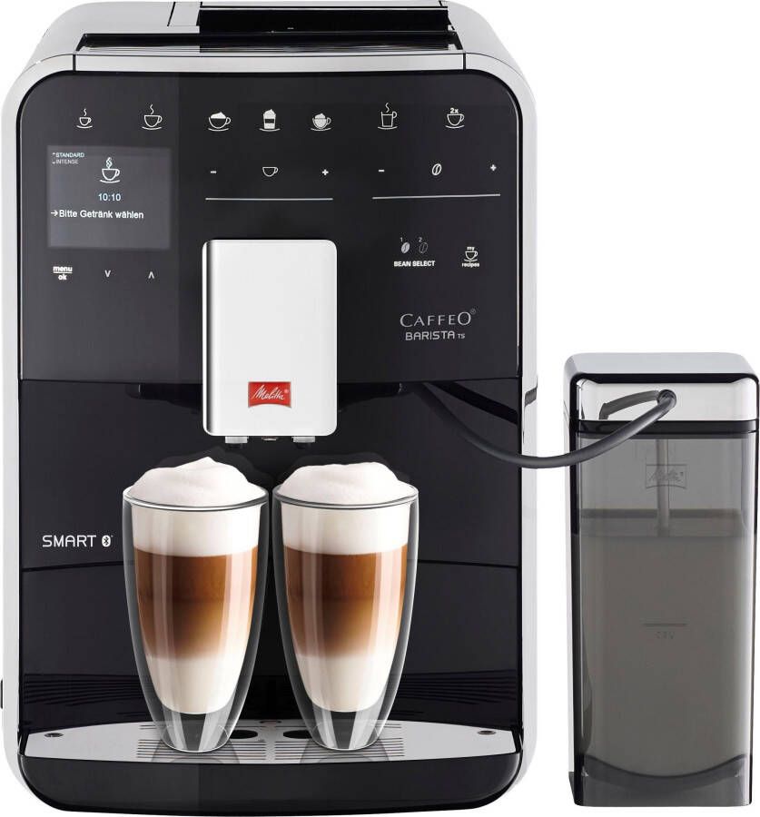 Melitta Volautomatisch koffiezetapparaat Barista TS Smart F850-102 zwart 21 koffierecepten & 8 gebruikersprofielen 2-kamer bonenreservoir