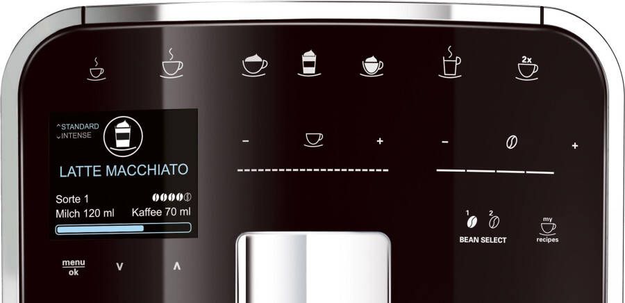 Melitta Volautomatisch koffiezetapparaat Barista TS Smart F850-102 zwart 21 koffierecepten & 8 gebruikersprofielen 2-kamer bonenreservoir - Foto 9