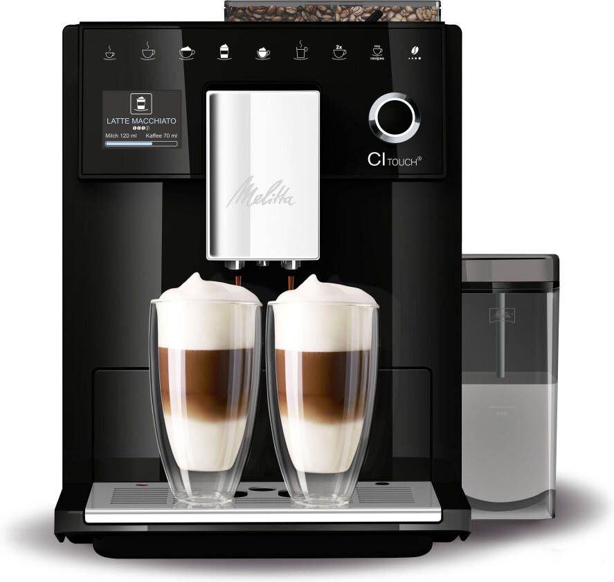 Melitta Volautomatisch koffiezetapparaat CI Touch F630-102 zwart Bedieningsplatform met touch & slide-functie fluisterstil maalwerk - Foto 3