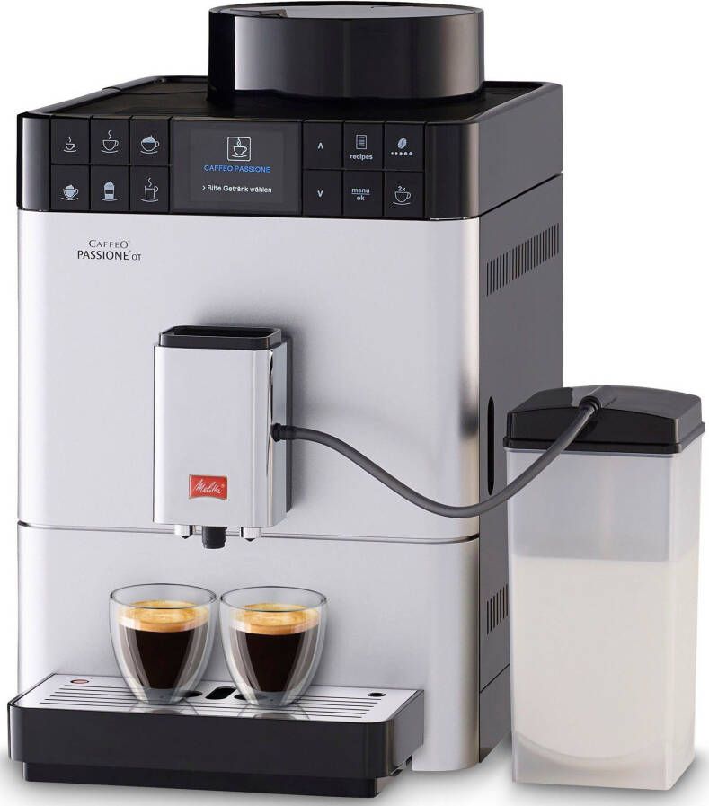 Melitta Volautomatisch koffiezetapparaat Passione One Touch F53 1-101 zilver One-touch-functie per kopje precies de juiste hoeveelheid versgemalen bonen - Foto 7