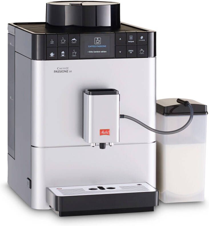 Melitta Volautomatisch koffiezetapparaat Passione One Touch F53 1-101 zilver One-touch-functie per kopje precies de juiste hoeveelheid versgemalen bonen - Foto 9