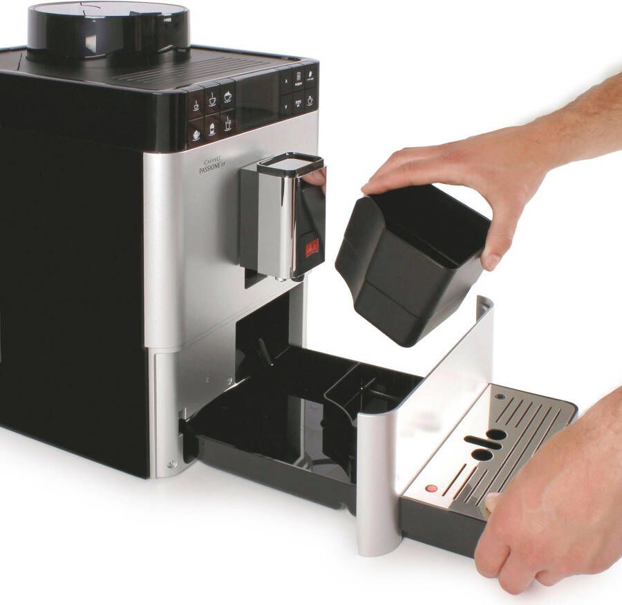 Melitta Volautomatisch koffiezetapparaat Passione One Touch F53 1-101 zilver One-touch-functie per kopje precies de juiste hoeveelheid versgemalen bonen - Foto 2