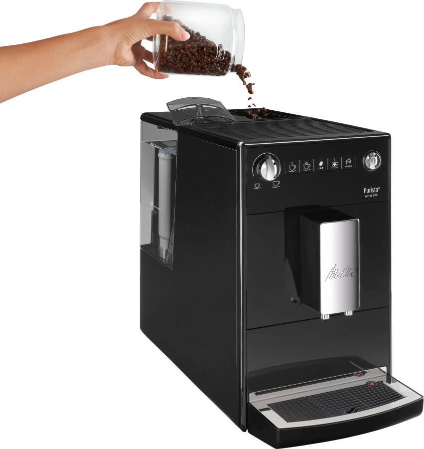 Melitta Volautomatisch koffiezetapparaat Purista F230-102 zwart Favoriete koffie-functie compact & extra geruisloos - Foto 3