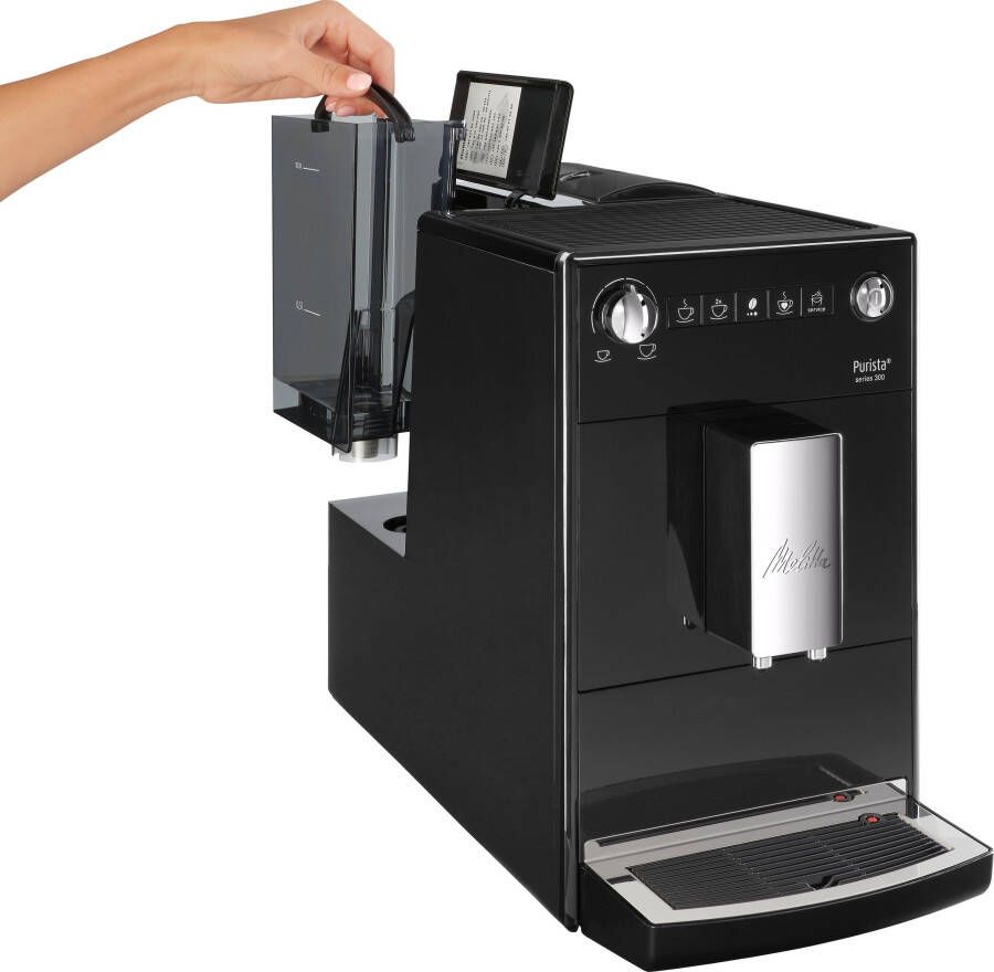 Melitta Volautomatisch koffiezetapparaat Purista F230-102 schwarz Favoriete koffie-functie compact & extra geruisloos