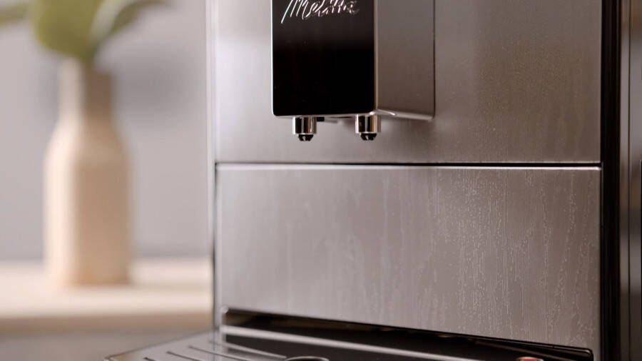 Melitta Volautomatisch koffiezetapparaat Solo E 950-111 Organic Silver Perfect voor caffè crema & espresso slechts 20 cm breed