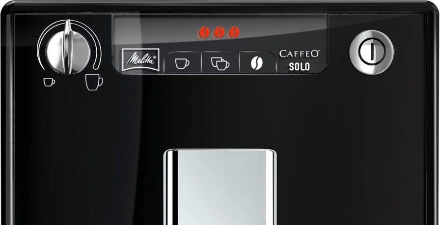 Melitta Volautomatisch koffiezetapparaat Solo E950-101 zwart Perfect voor caffè crema & espresso slechts 20 cm breed