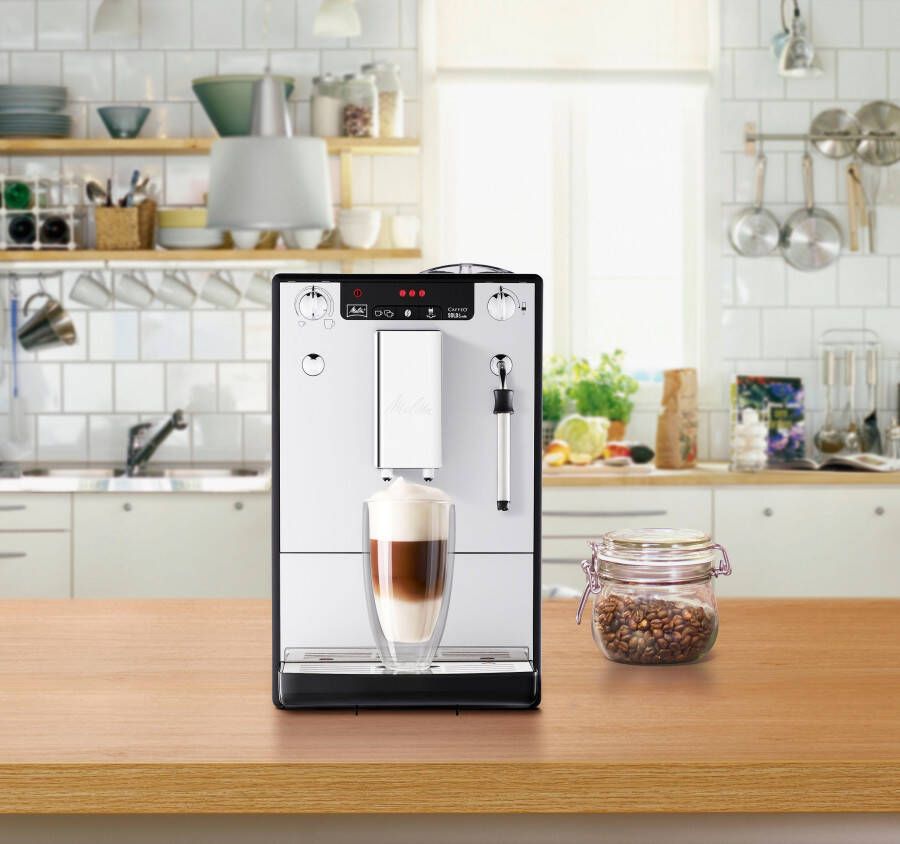Melitta Volautomatisch koffiezetapparaat Solo & Milk E953-202 zilver zwart Caffè crema & espresso per one touch zuigmond voor melkschuim - Foto 6