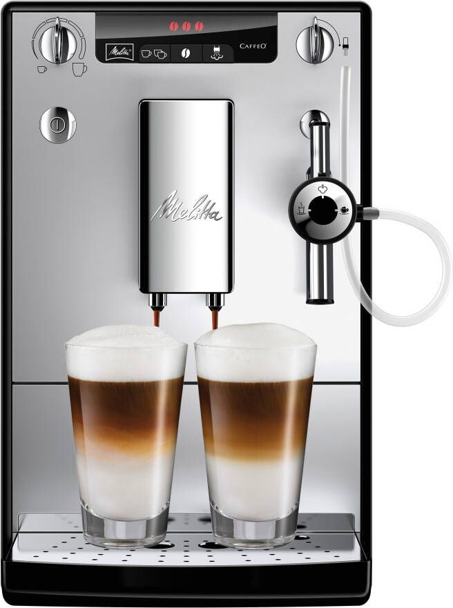Melitta Volautomatisch koffiezetapparaat Solo & Perfect Milk E957-203 zilver zwart Coffee crème & espresso via one touch melkschuim & hete melk per draaiknop - Foto 3
