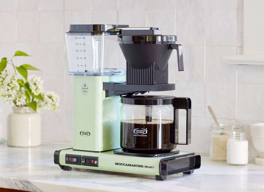 Moccamaster Filterkoffieapparaat KBG Select pastel groen 1 25 l