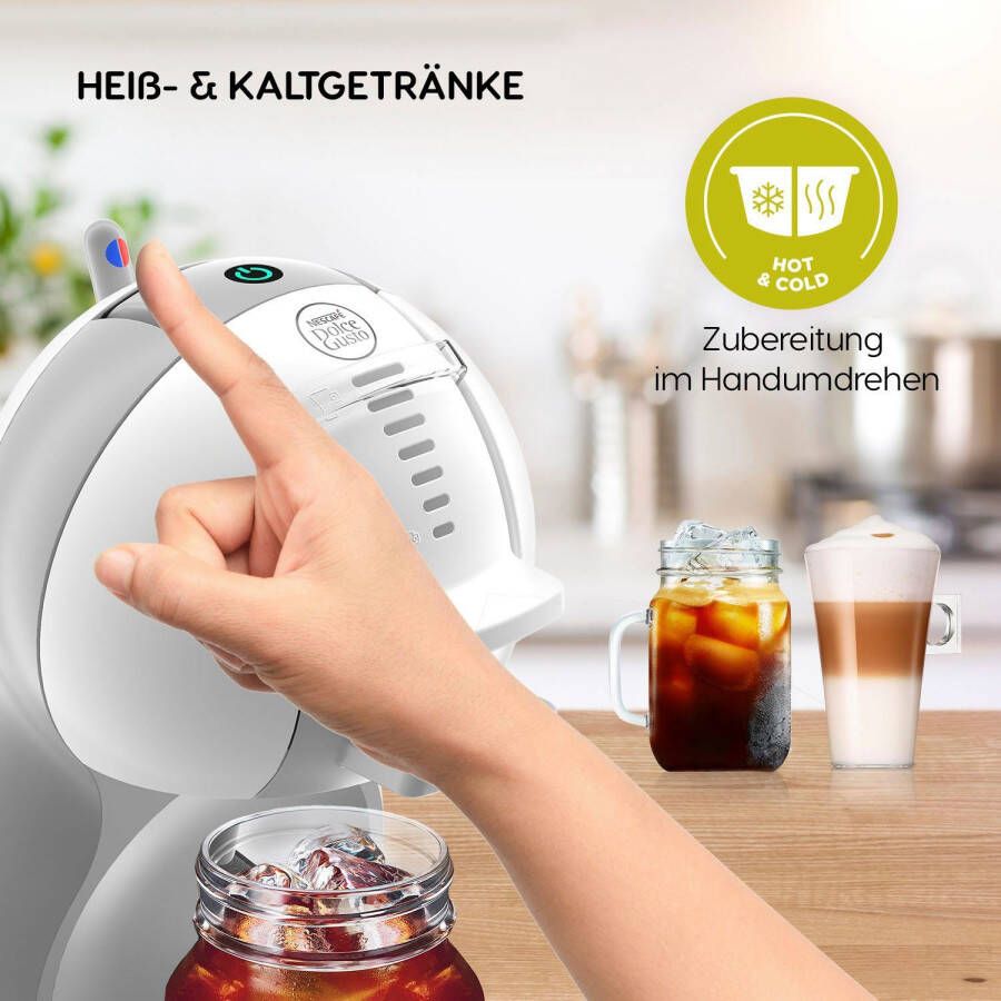 Nescafé Dolce Gusto Koffiecapsulemachine KP1201 Mini Me past in elke keuken fluwelig crema automatische uitschakeling - Foto 6