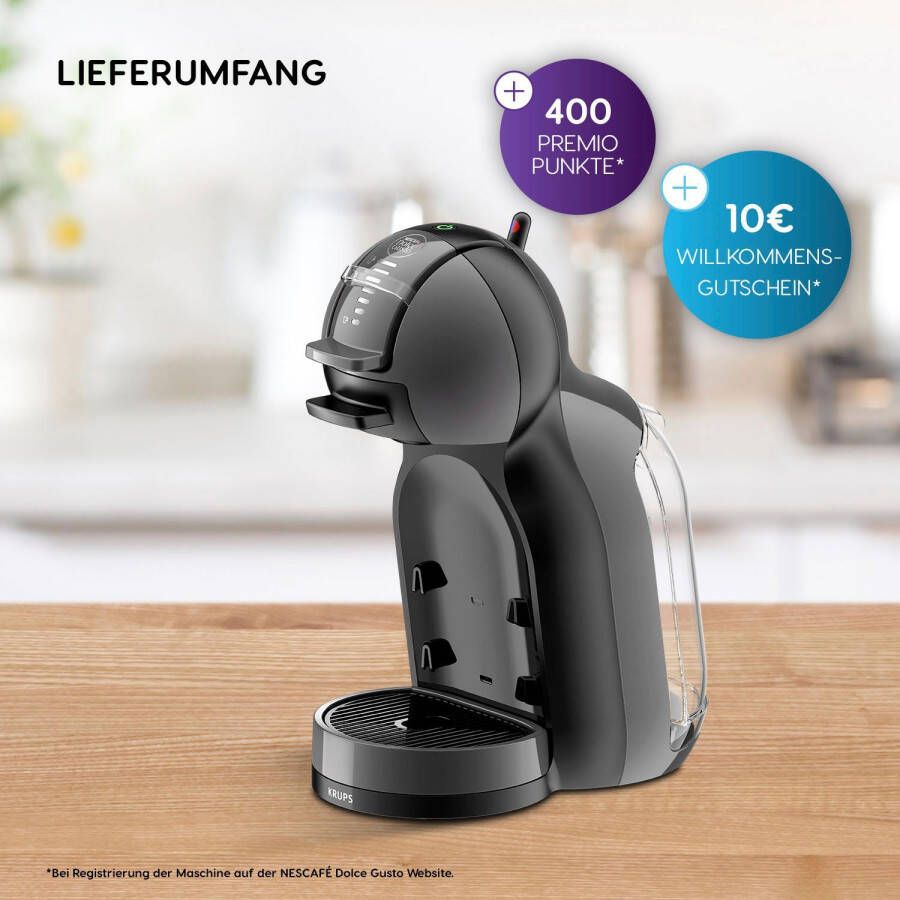 Nescafé Dolce Gusto Koffiecapsulemachine KP1208 Mini Me fluwelig crema play & select-functie automatische uitschakeling - Foto 3