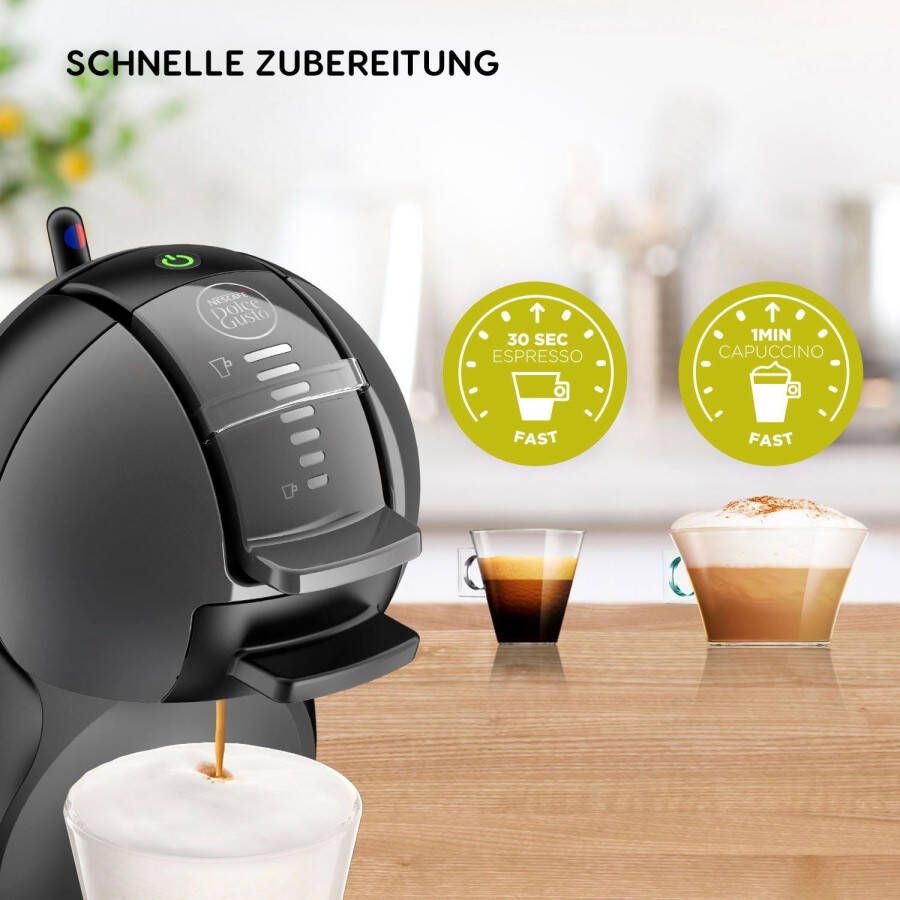 Nescafé Dolce Gusto Koffiecapsulemachine KP1208 Mini Me fluwelig crema play & select-functie automatische uitschakeling - Foto 4