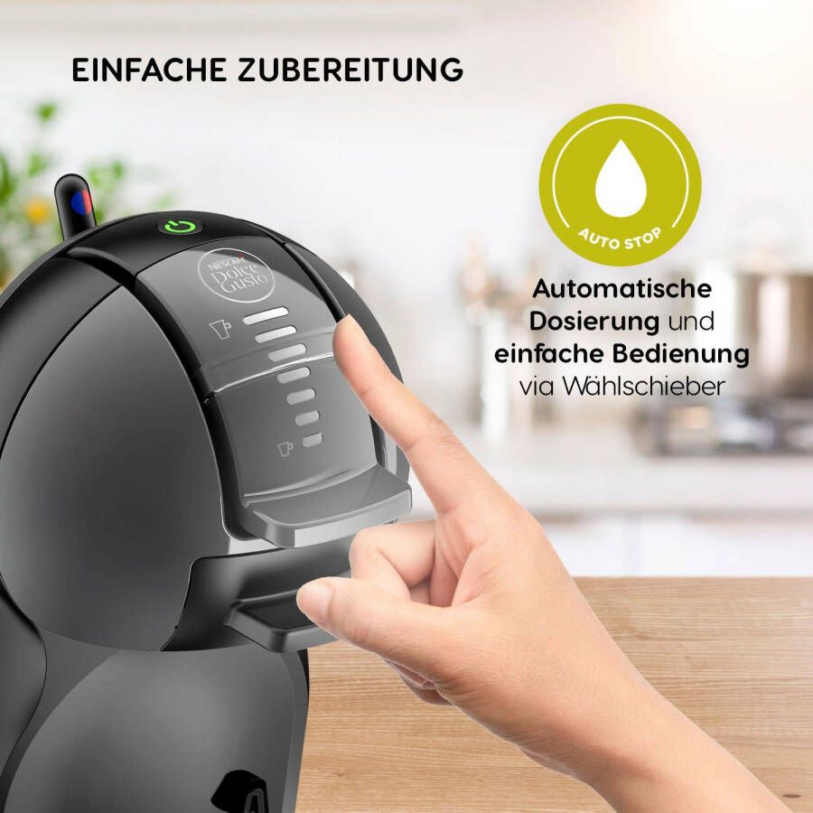 Nescafé Dolce Gusto Koffiecapsulemachine KP1208 Mini Me fluwelig crema play & select-functie automatische uitschakeling - Foto 5