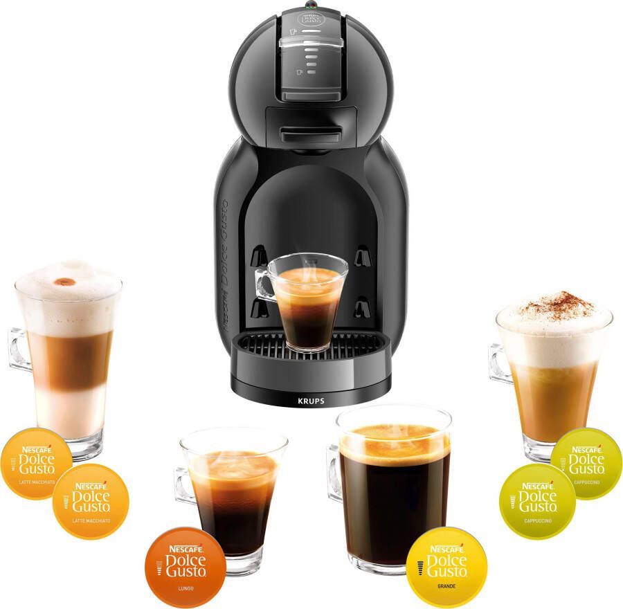 Nescafé Dolce Gusto Koffiecapsulemachine KP1238 Mini Me fluwelig crema play & select-functie automatische uitschakeling