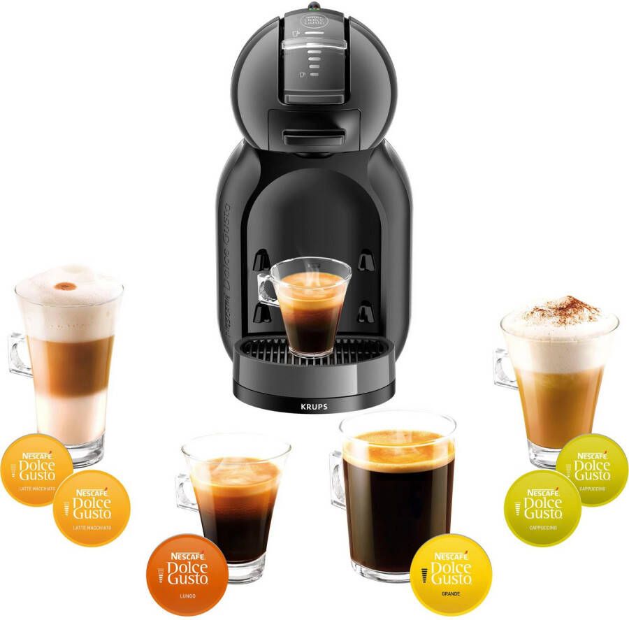 Nescafé Dolce Gusto Koffiecapsulemachine KP1238 Mini Me fluwelig crema play & select-functie automatische uitschakeling