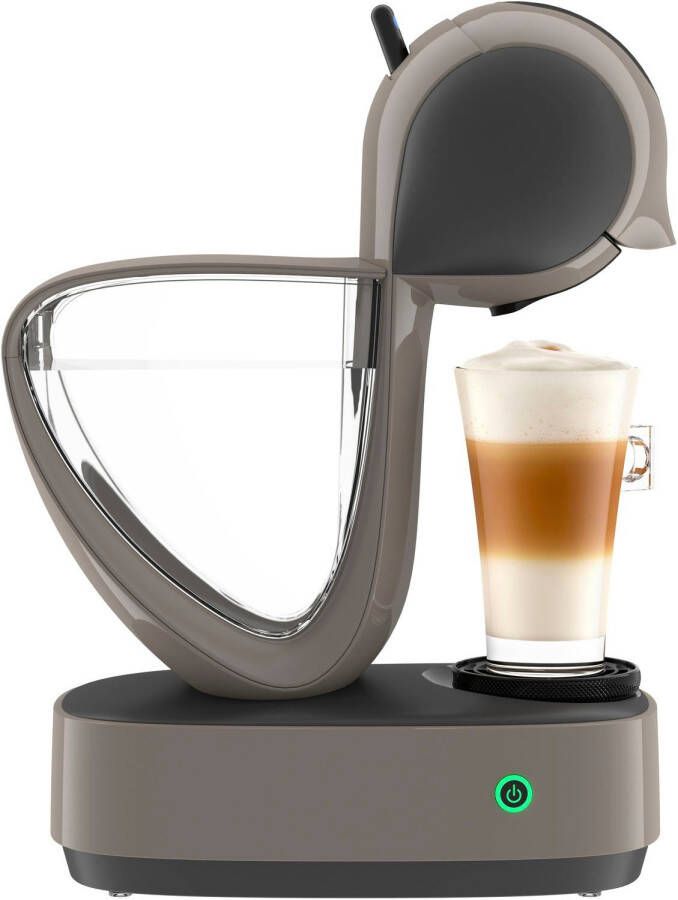 Nescafé Dolce Gusto Koffiecapsulemachine Krups KP270A Infinissima Touch Automatic in Taupe Hogedruksysteem tot 15 bar touchscreen energiespaarstand naar 1 min.