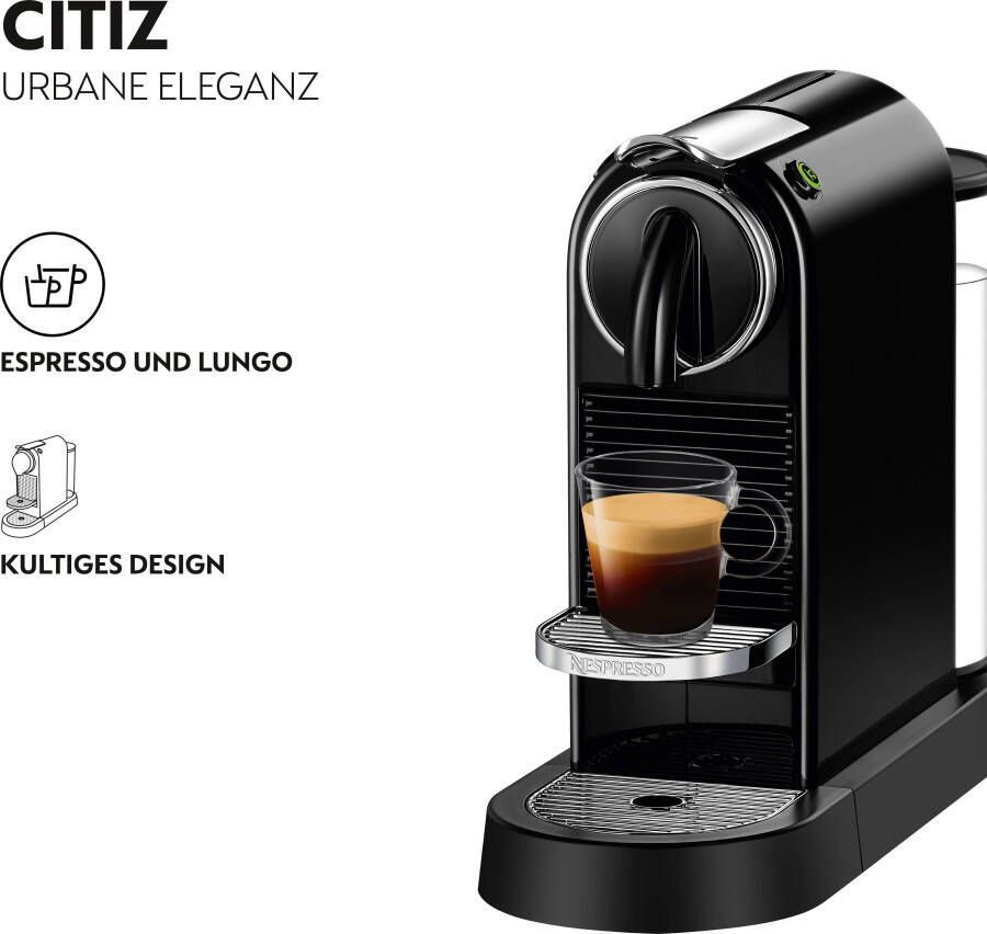 Nespresso Koffiecapsulemachine CITIZ EN 167.B van DeLonghi Black incl. welkomstpakket met 7 capsules - Foto 4