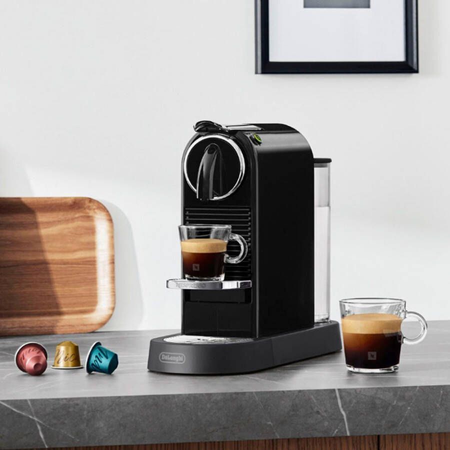 Nespresso Koffiecapsulemachine CITIZ EN 167.B van DeLonghi Black incl. welkomstpakket met 7 capsules - Foto 2