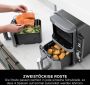 Ninja Double Stack Airfryer XXL 9.5 Liter Dubbele Gestapelde Lades 6 Programma's Inclusief Kookrekjes SL400EU - Thumbnail 8