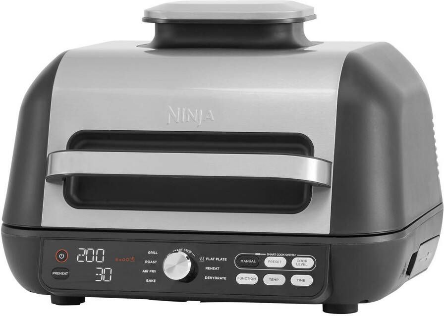 Ninja Foodi AG651EU Pro Multifunctionele Grill en Airfryer 7 Kookfuncties Inclusief Extra Plancha Grillplaat en Braadthermometer - Foto 5