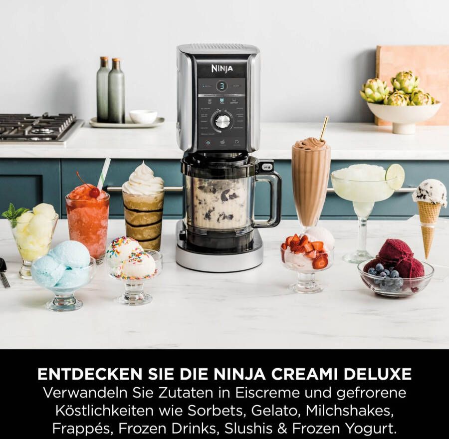 NINJA Ijsmachine NC501EU Creami Deluxe 10-in-1 Eis-und Eisgetränkmaschine
