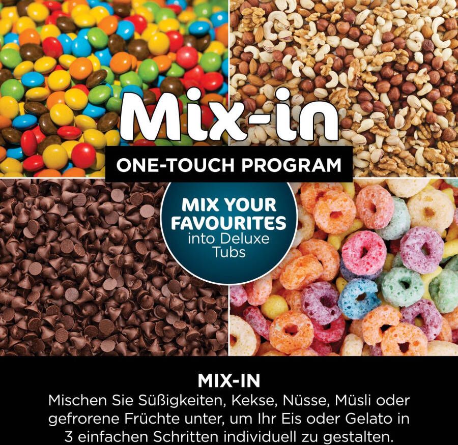 NINJA Ijsmachine NC501EU Creami Deluxe 10-in-1 Eis-und Eisgetränkmaschine